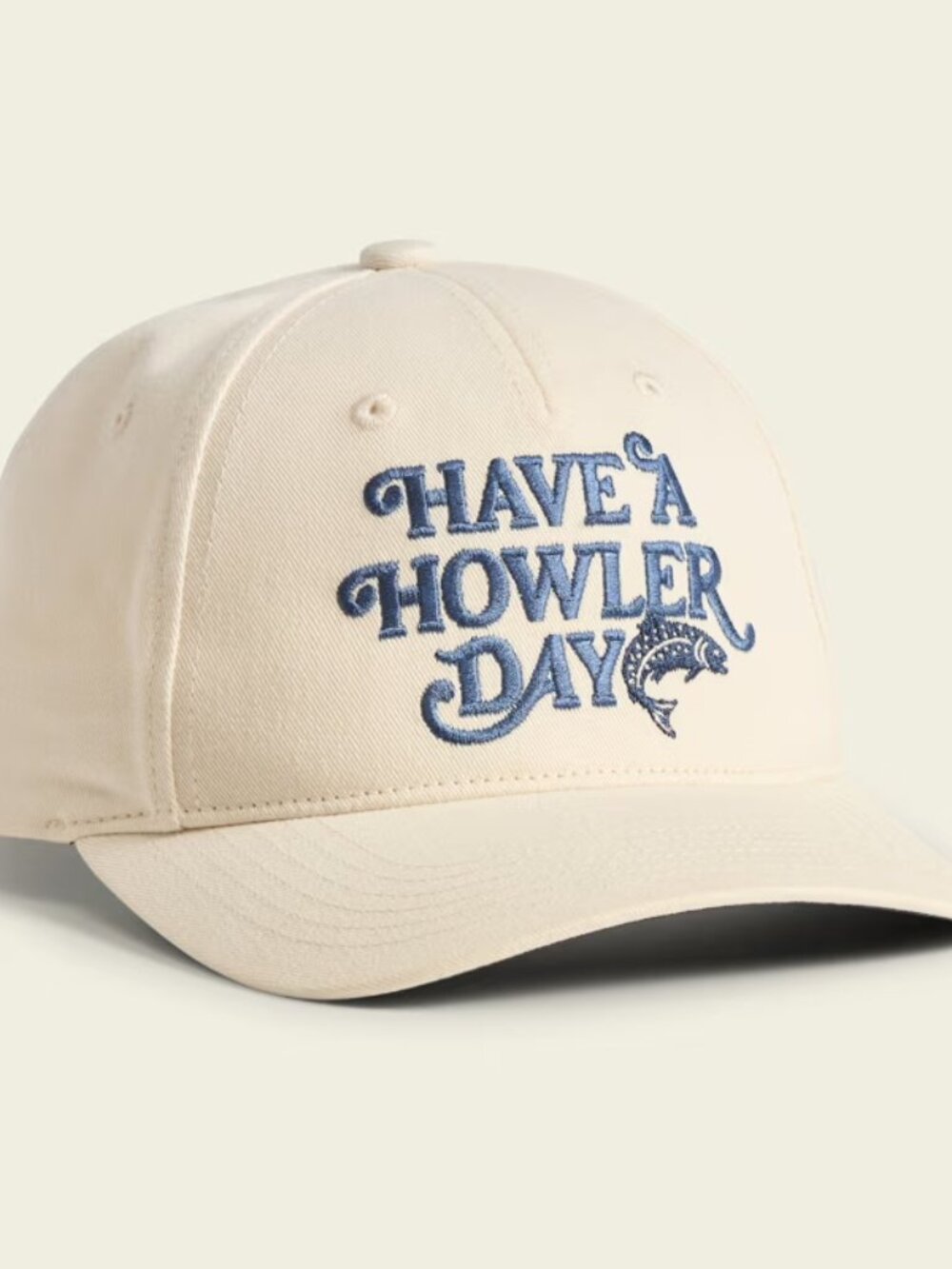 NWT Howler Bros Have a Howler Day Standard Hat - Vanilla Ice